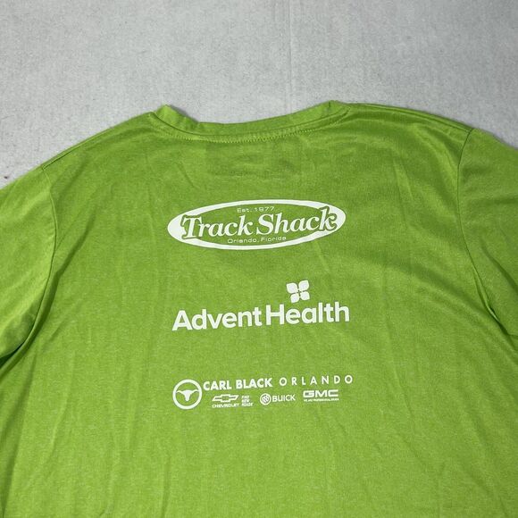 Leslie Jordan Women's Small Track Shack 2021 5K Race Athletic Graphic T Shirt - Picture 9 of 11